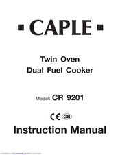 Caple CR 9201 Instruction Manual