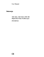 Tektronix TDS 360 User Manual