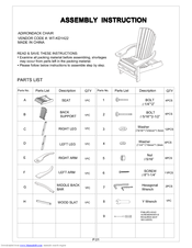 Country Living WT-KD1422N Assembly Instruction