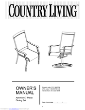 Country Living AS-J-252-3R/6 Owner's Manual