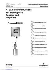 Mobrey MEP3*I Series Safety Instructions Booklet
