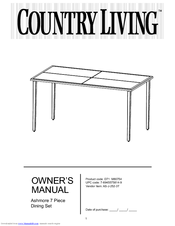 Country Living D71 M80754 Owner's Manual