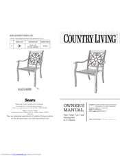 Country Living AAS14400 Owner's Manual