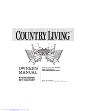 Country Living D71 M80499 Owner's Manual