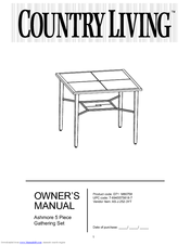 Country Living D71 M80758 Owner's Manual