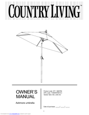 Country Living D71 M80756 Owner's Manual