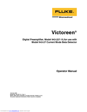 Fluke Victoreen 943-227-15 Operator's Manual