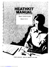 Heathkit Heathkit HA-10 Manual