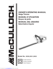 McCulloch 2030 Owner's Operating Manual