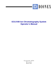 Dionex ICS-2100 Operator's Manual