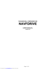 Packard Bell NAVFDRIVE User Manual