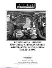 Painless Performance VORTEC 60211 Installation Instructions Manual