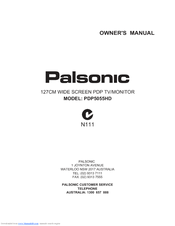 Palsonic PDP5055HD Owner's Manual