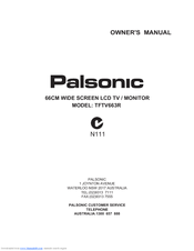 Palsonic TFTV663R Owner's Manual