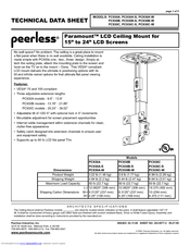 PEERLESS Paramount PC930B-W User Manual