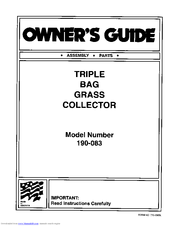 MTD 190-083 Owner's Manual