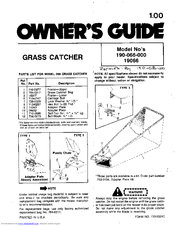 MTD 190-066-000 Owner's Manual