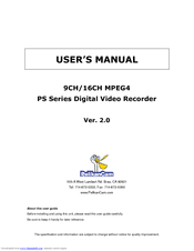 Pelikan 9CH MPEG4 User Manual
