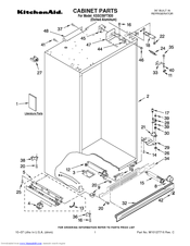 KitchenAid KSSO36FTX00 Parts List