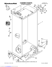 KitchenAid KSSS36QDX03 Parts List