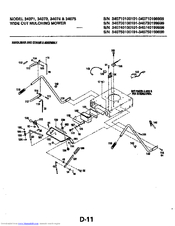 MTD 34071 Assembly Instructions Manual