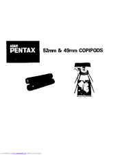 Pentax Copipods 49mm User Manual