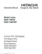 Hitachi HDC-1087E Instruction Manual