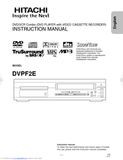 Hitachi DVPF2E Instruction Manual