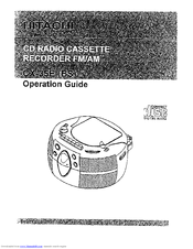 Hitachi CX-35E(BS Operation Manual