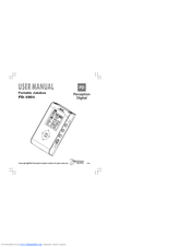 Perception Digital PD-1001 Manual