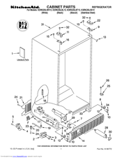 KitchenAid KSRK25ILBL13 Parts List