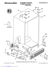 KitchenAid KSRK25ILSS01 Parts List