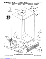 KitchenAid KSRS25IKBL00 Parts List