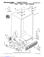 KitchenAid KSRS25ILBL03 Parts List