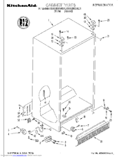 KitchenAid KSRS25QDWH01 Parts List