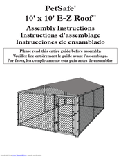 Petsafe E-Z Roof Assembly Instructions Manual