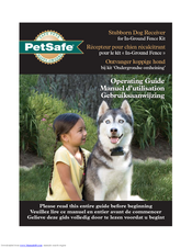 Petsafe Stubborn Dog Receiver Operating Manual