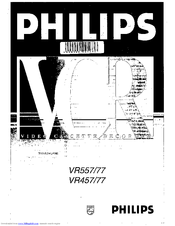 Philips VR457/77 Manual