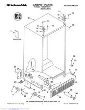 KitchenAid KSRS25FGSS11 Parts List