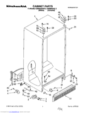 KitchenAid KSRS25QAWH10 Parts List