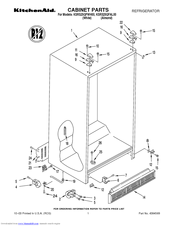 KitchenAid KSRS25QFAL00 Parts List