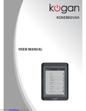 Kogan KGNEBK6VAA User Manual