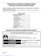 KitchenAid KHMS2056SBT0 Installation Instructions Manual