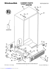 KitchenAid KSCS25FKSS00 Parts List