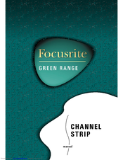 Focusrite Green 5 Channel Strip Manual