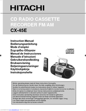 Hitachi CX-45E User Manual