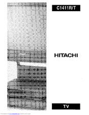 Hitachi C1411T Manual