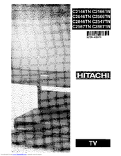 Hitachi C2166TN Manual