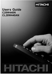 Hitachi CL28W440AN User Manual