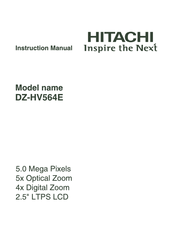 Hitachi DZ-HV564E Instruction Manual